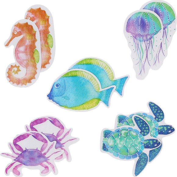 TUB & SHOWER APPLIQUES - 2 SETS of 10 - Picture 2 of 6